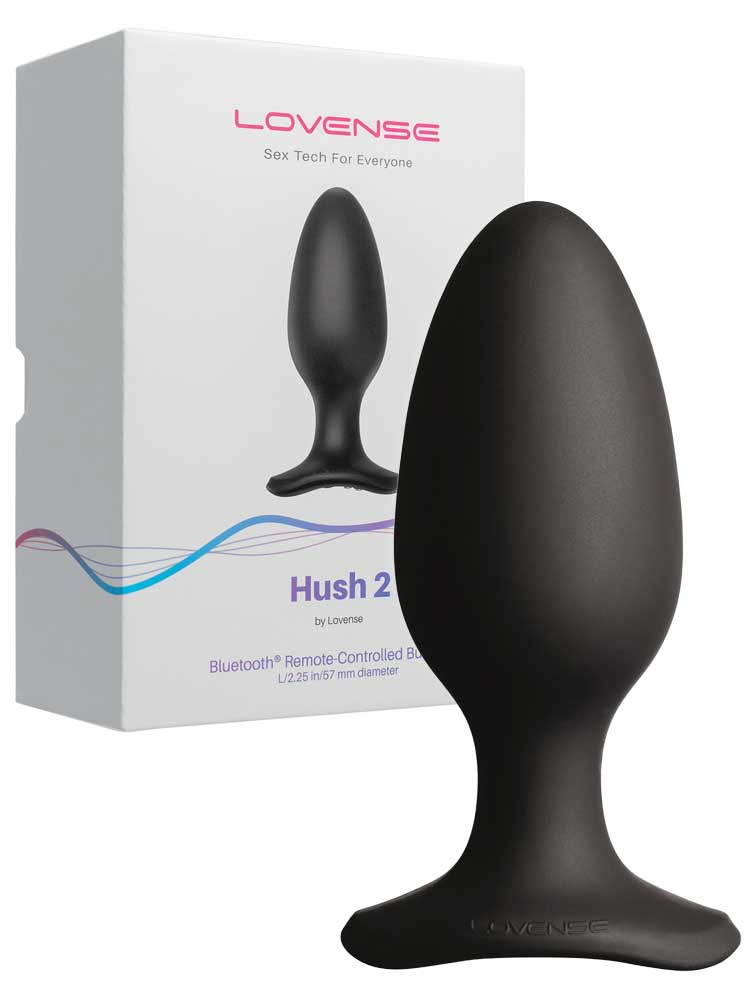 LOVENSE Bluetooth HUSH 2 Vibro Butt Plug L 57x130mm