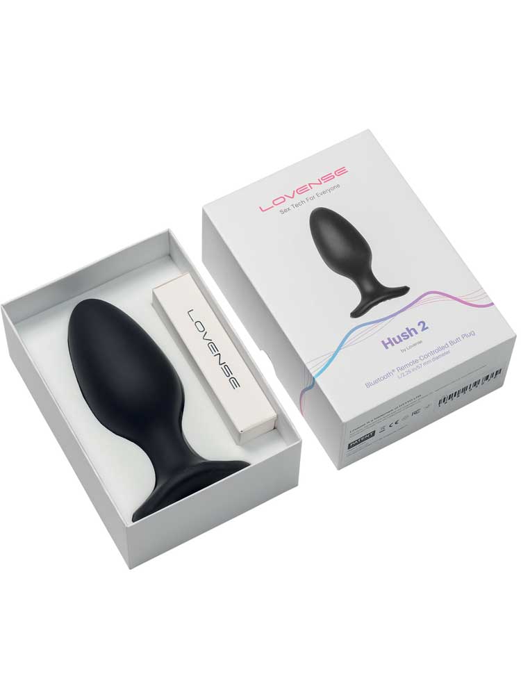 LOVENSE Bluetooth HUSH 2 Vibro Butt Plug L 57x130mm