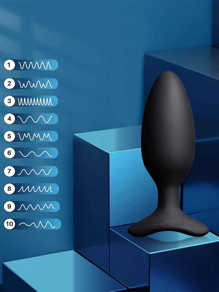 LOVENSE Bluetooth HUSH 2 Vibro Butt Plug M 44x113mm