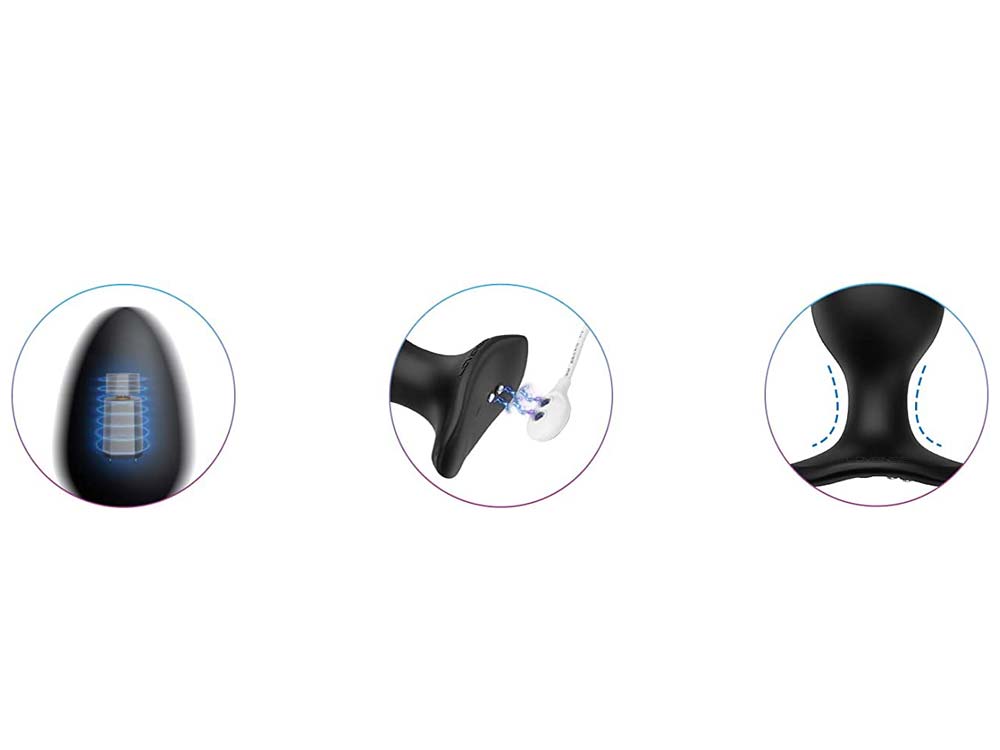 LOVENSE Bluetooth HUSH 2 Vibro Butt Plug S 38x100mm
