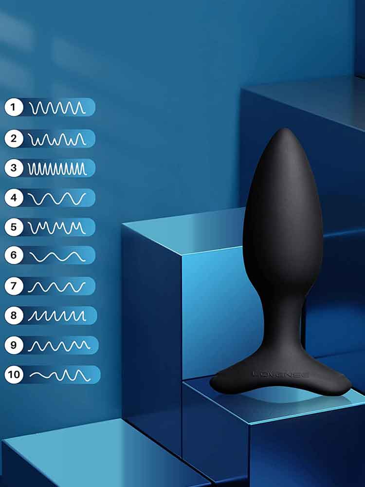 LOVENSE Bluetooth HUSH 2 Vibro Butt Plug S 38x100mm