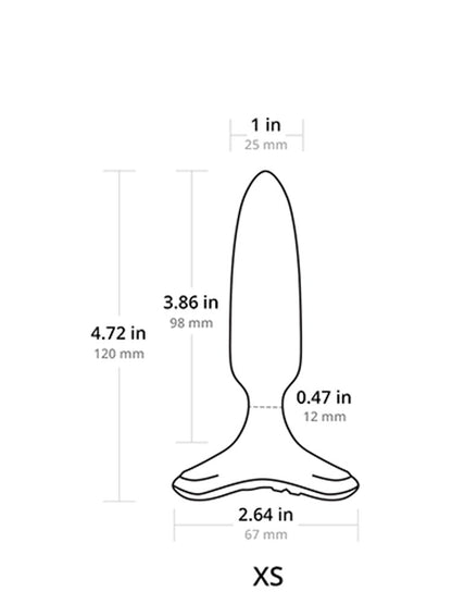 LOVENSE Bluetooth HUSH 2 Vibro Butt Plug XS 25x98mm