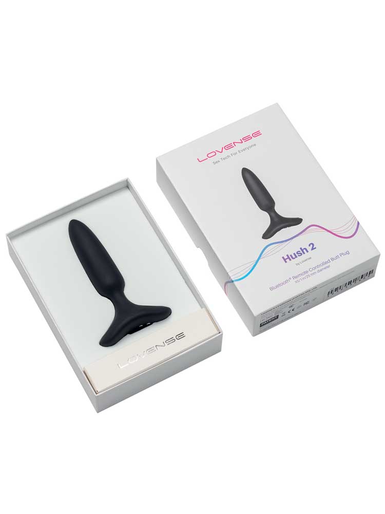 LOVENSE Bluetooth HUSH 2 Vibro Butt Plug XS 25x98mm