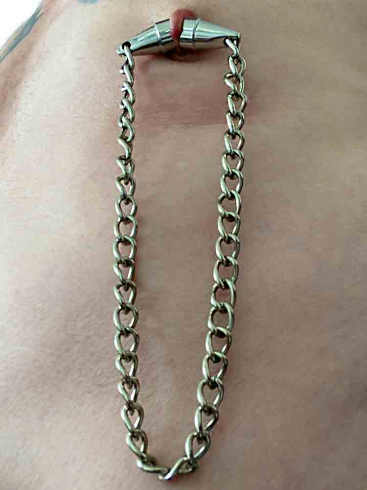 Magnetische Brustwarzenklemmen mit Kette