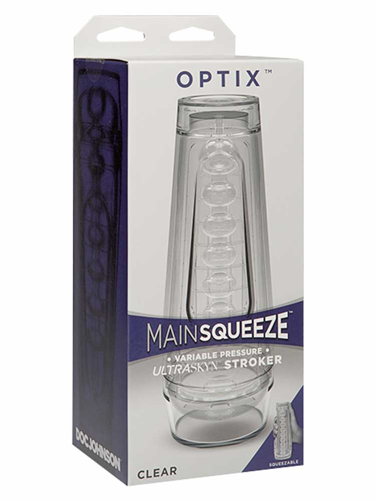 MAINSQUEEZE OPTIX Variable Stroker Clear