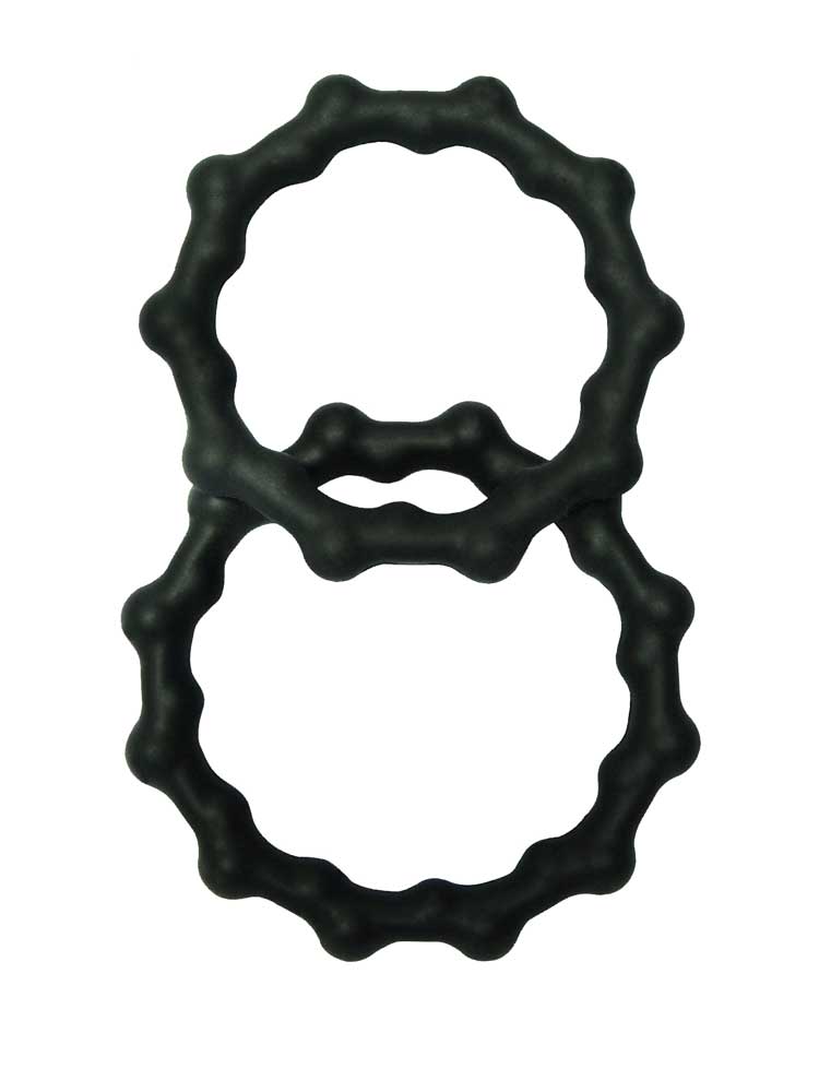 MALESATION Silikon Bead Ring Cockring-Set