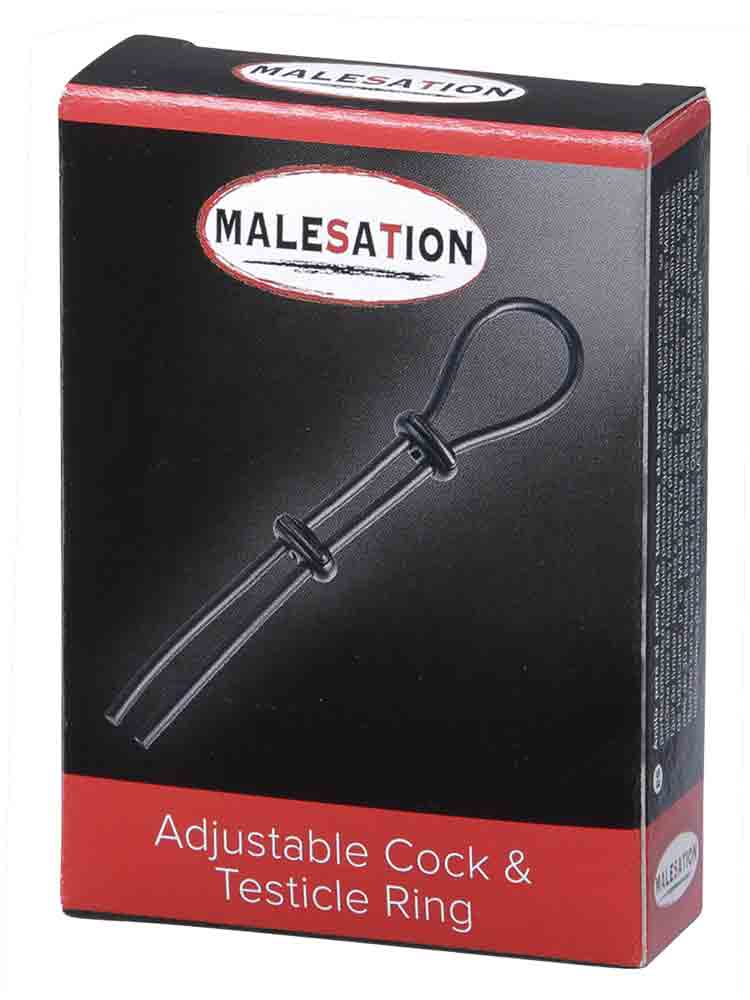 MALESATION Hoden- und Cockring Schlaufe einstellbar