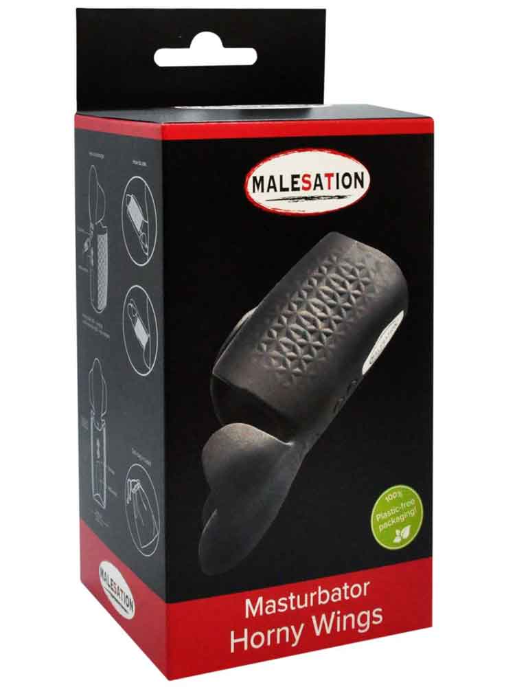 MALESATION Masturbator HORNY WINGS