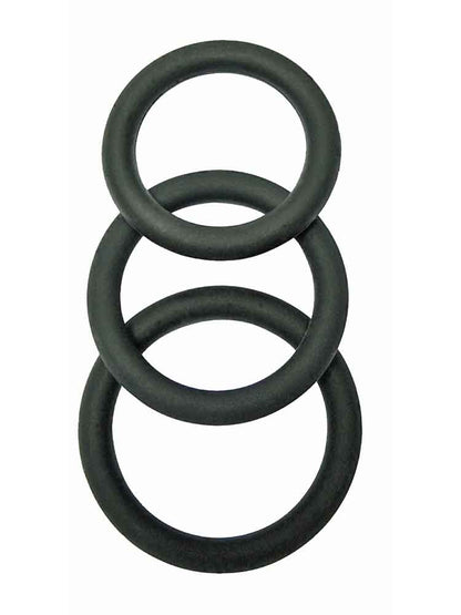 MALESATION Silikon 3er Cockring-Set