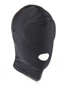 Spandex Maske - mit gepolsterten Augen schwarz