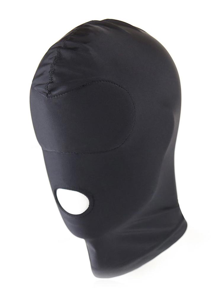 Spandex Maske - mit gepolsterten Augen schwarz