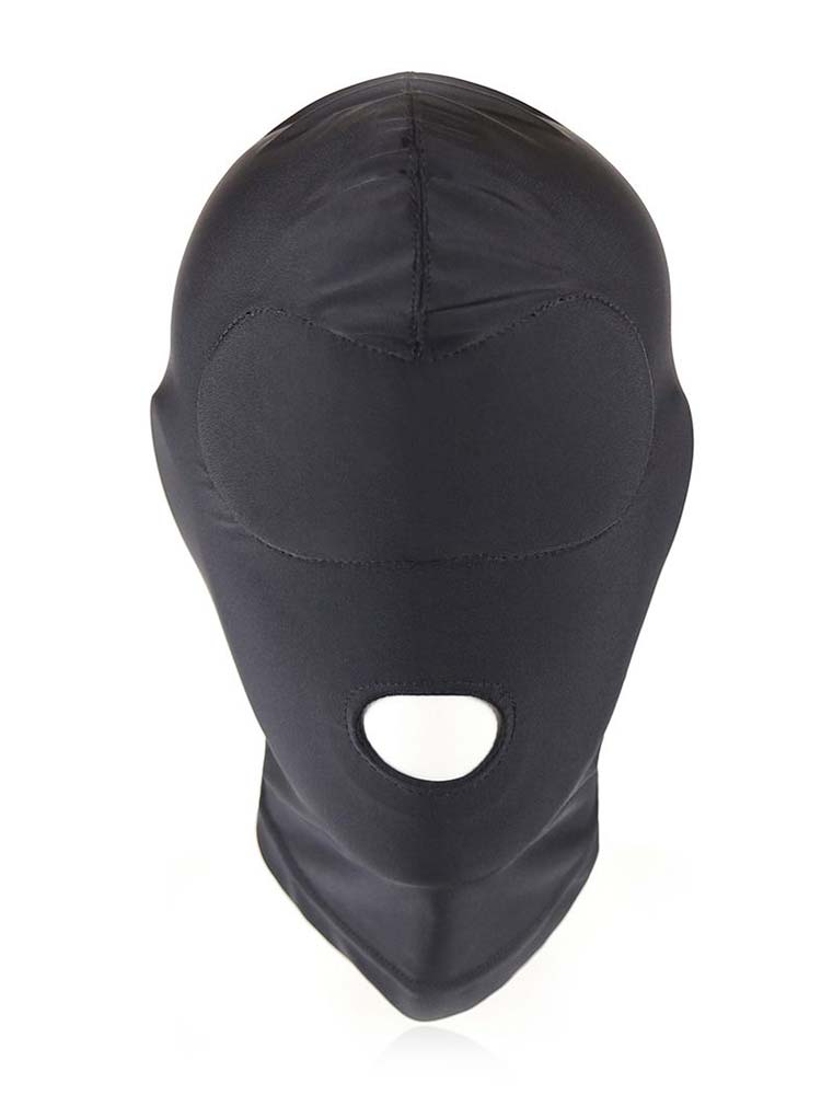 Spandex Maske - mit gepolsterten Augen schwarz