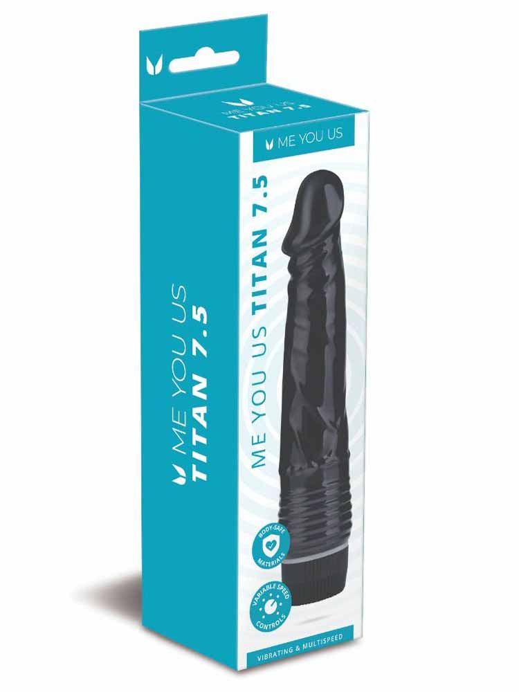 ME YOU US TITAN Realistic Vibrator - schwarz