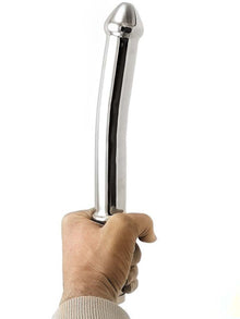 Mega-Edelstahl-Dildo 30 x 4 cm