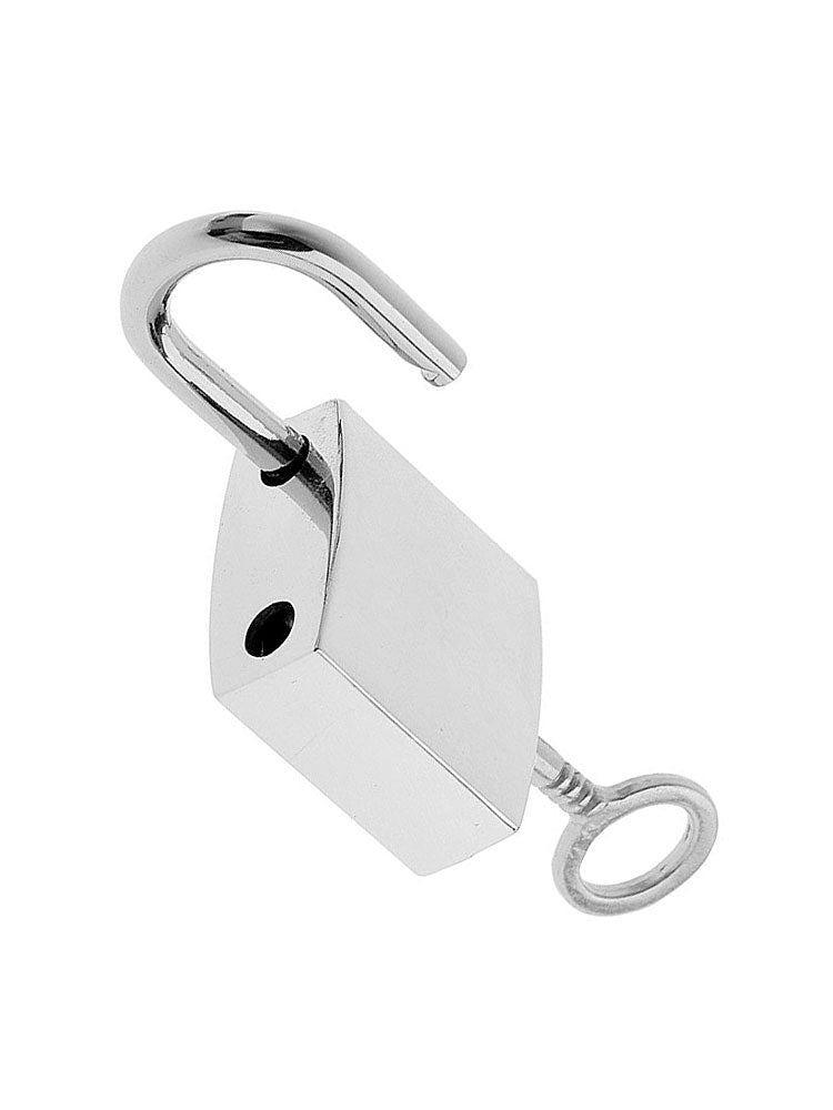 Mini-Bügelschloss Chrom - 3.6mm Bügel