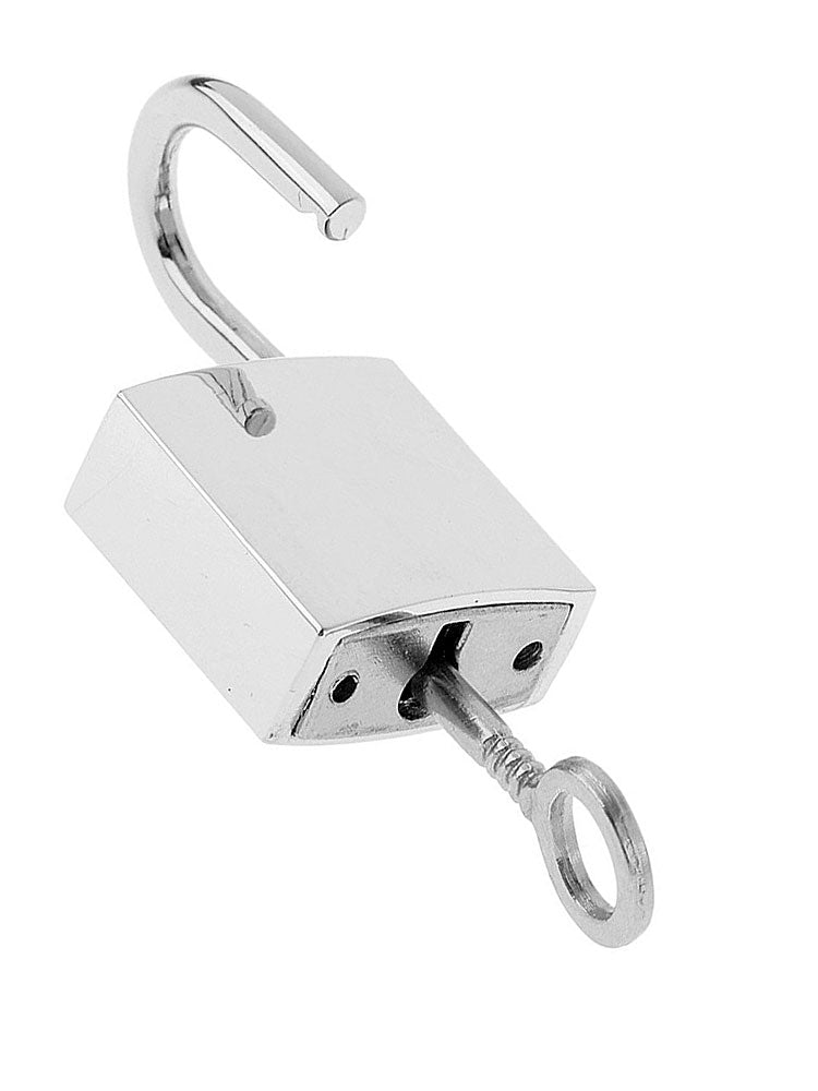 Mini-Bügelschloss Chrom - 3.6mm Bügel