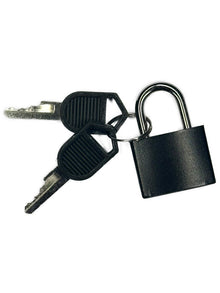 Mini-Bügelschloss Schwarz - 3mm Bügel