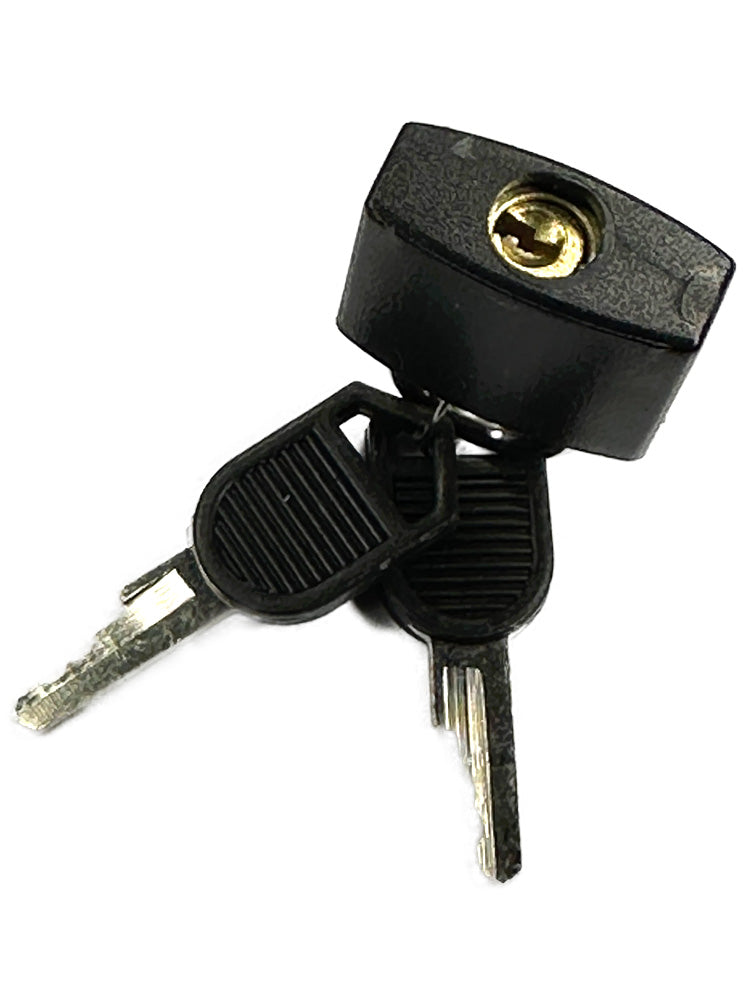 Mini-Bügelschloss Schwarz - 3mm Bügel