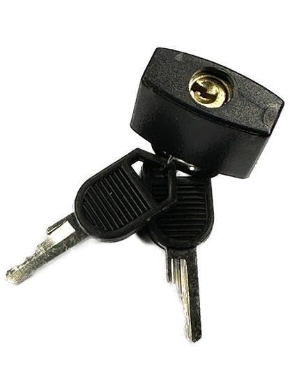 Mini-Bügelschloss Schwarz - 3mm Bügel