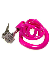 Kunststoff Keuschheitskäfig MINI Pink