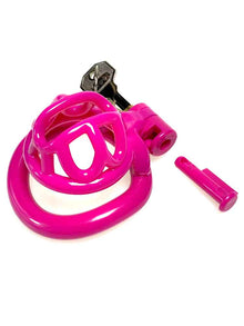Kunststoff Keuschheitskäfig MINI Pink