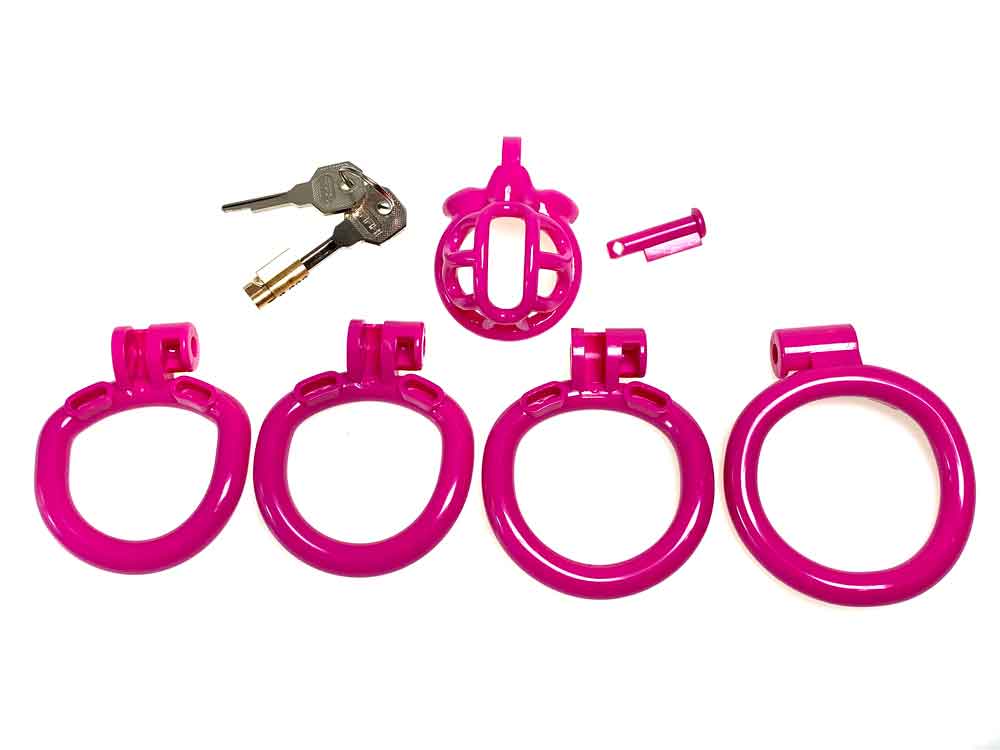 Kunststoff Keuschheitskäfig MINI Pink