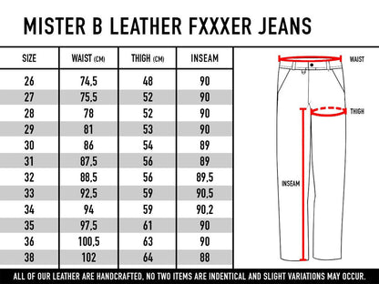 Mister B Leather FXXXer Shorts - graue Paspel