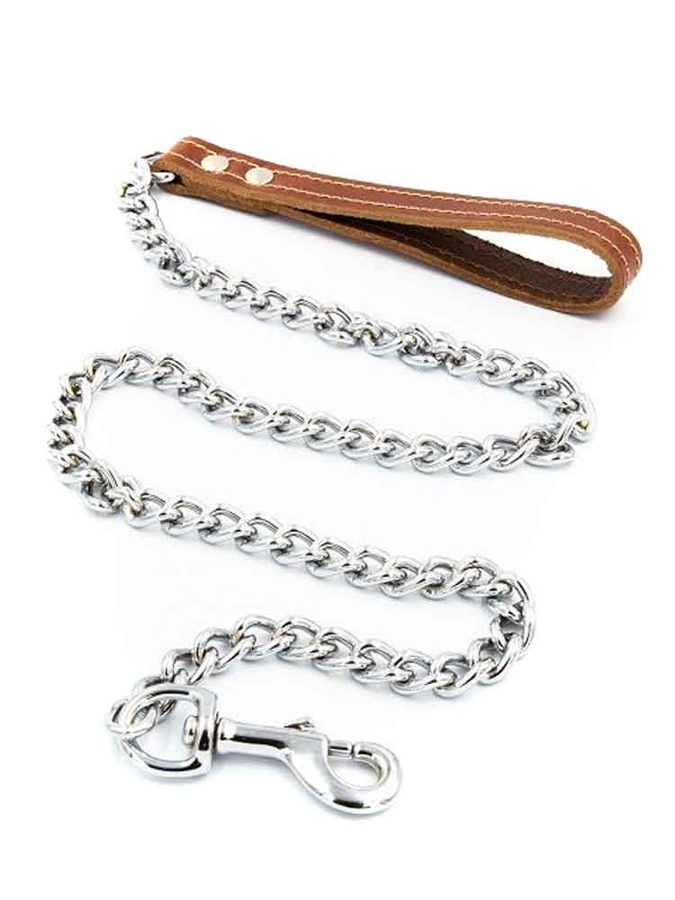 Mister B Hundeleine mit brauner Schlaufe