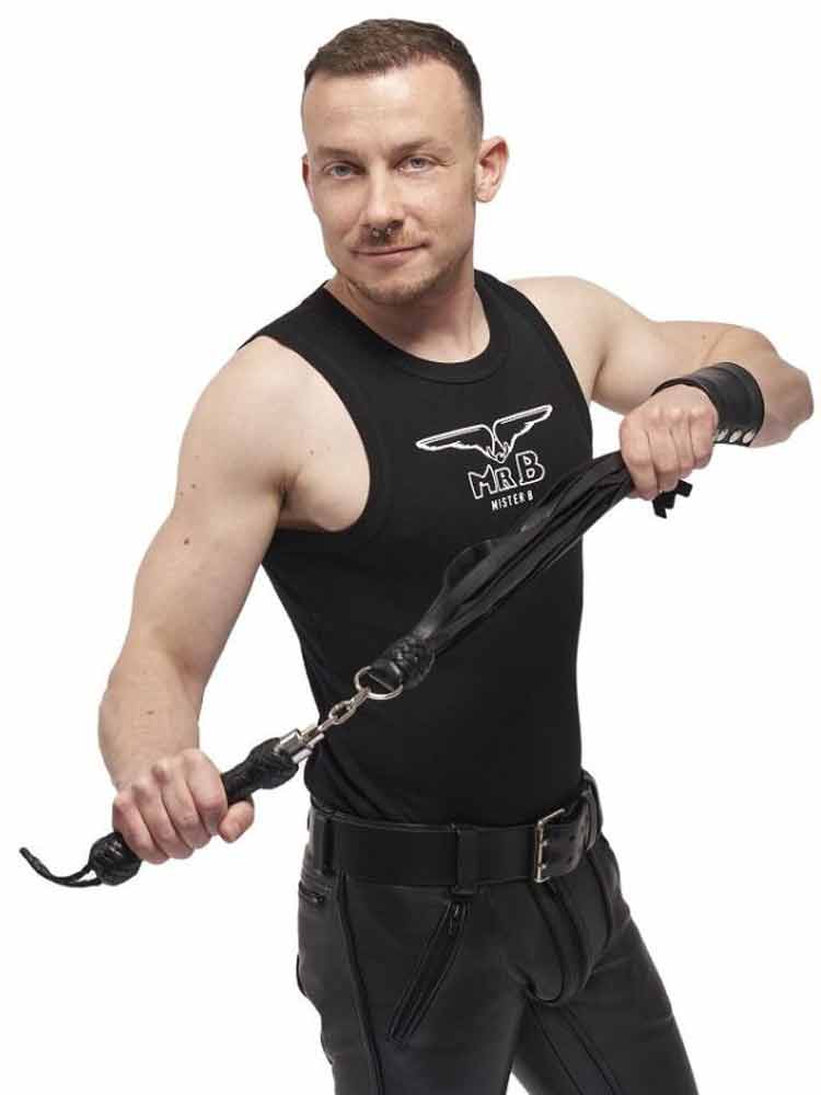 Mister B Impact Premium Leder-Flogger CURLING