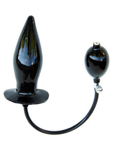 Blow-Up Inflatable Solid Plug Größe XL - schwarz