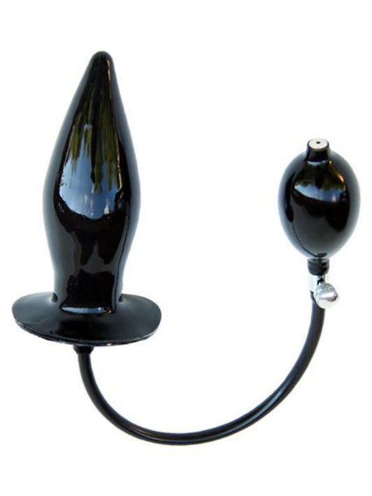Blow-Up Inflatable Solid Plug Größe XL - schwarz