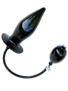 Blow-Up Inflatable Solid Plug Größe XL - schwarz