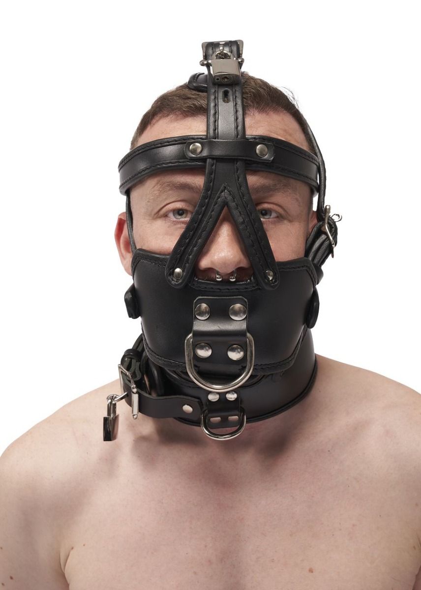 Mister B Leder Extreme Muzzle Kopfharness