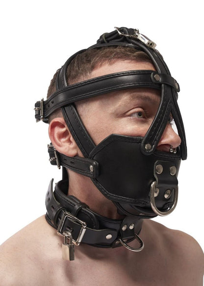 Mister B Leder Extreme Muzzle Kopfharness