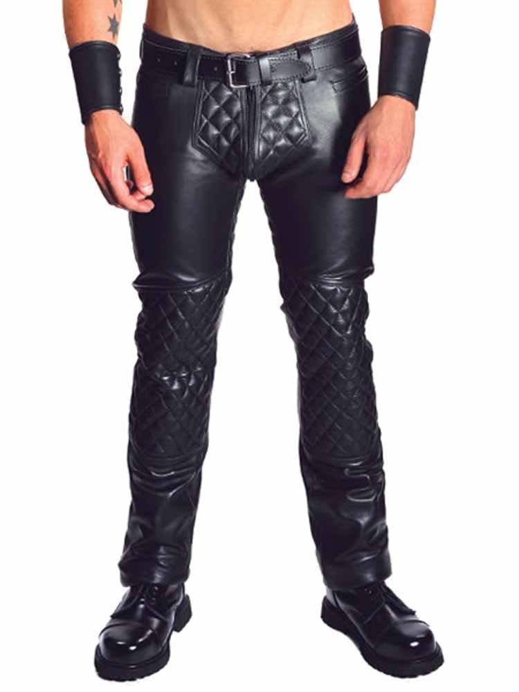 Mister B Leder Jeans Padded