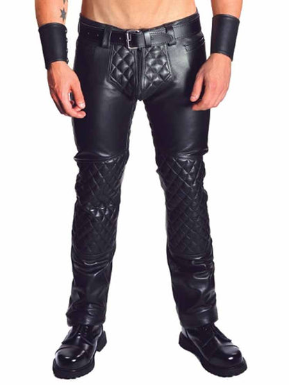 Mister B Leder Jeans Padded