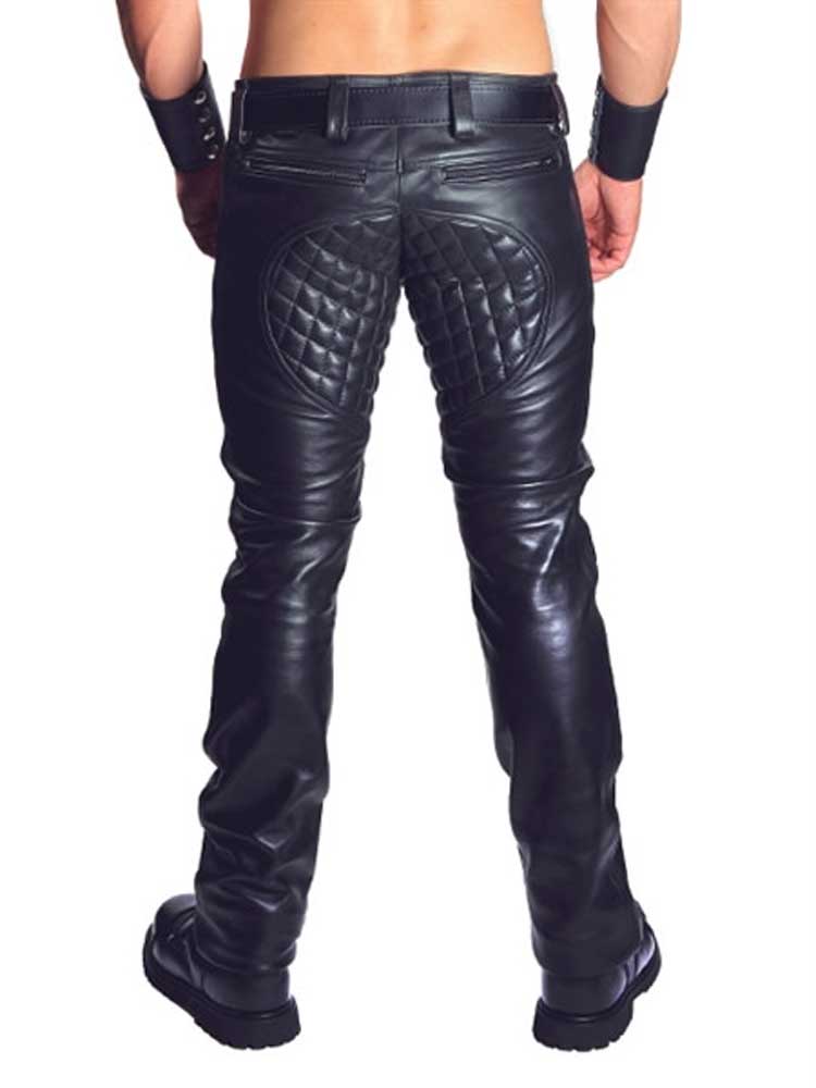 Mister B Leder Jeans Padded