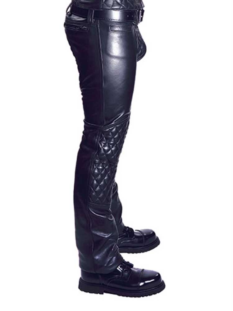 Mister B Leder Jeans Padded