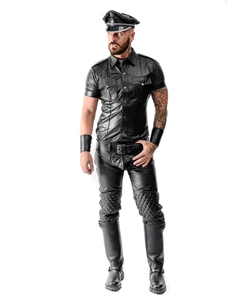 Mister B Leder Padded Sailor Jeans