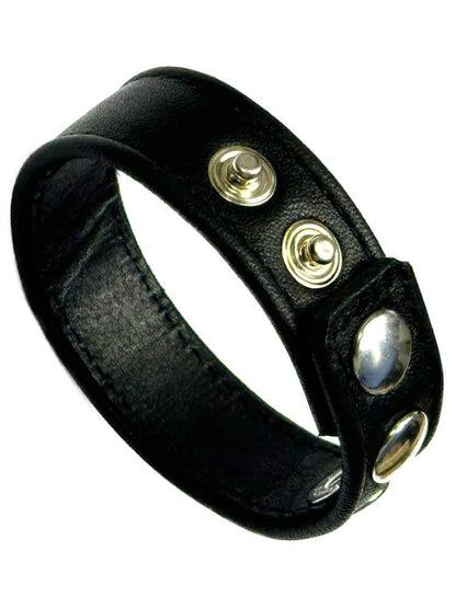 Mister B Leder-Cockring schwarz 20mm Breite