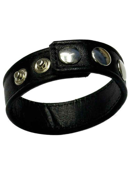 Mister B Leder-Cockring schwarz 20mm Breite