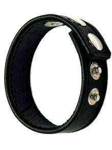 Mister B Leder-Cockring schwarz 20mm Breite