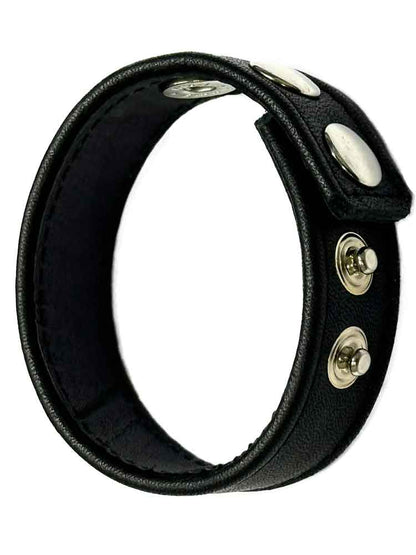 Mister B Leder-Cockring schwarz 20mm Breite
