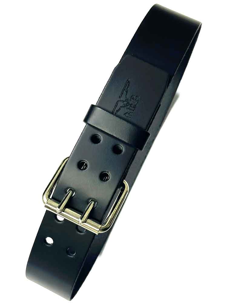 Mister B Ledergürtel Doppel-Dornschließe 5cm