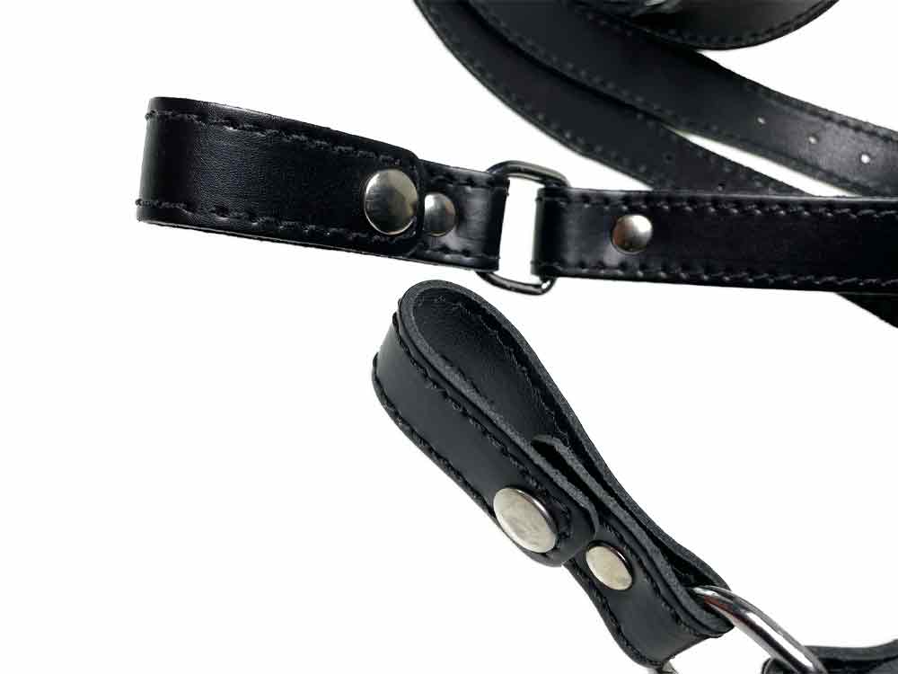 Mister B Lederhosenträger schwarz