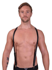 Mister B Lederhosenträger SCHWARZ