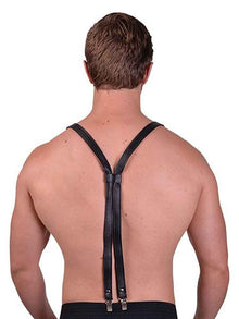 Mister B Lederhosenträger SCHWARZ