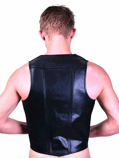 Mister B Lederweste Muscle-Vest