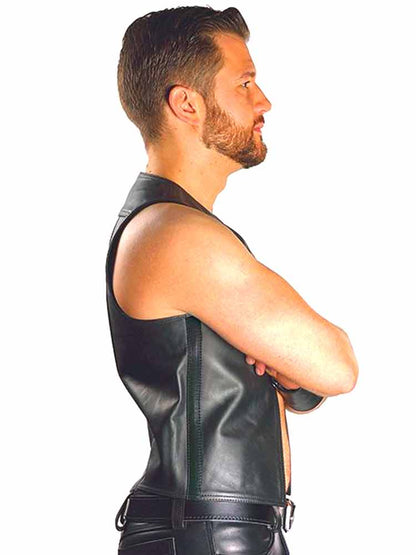 Mister B Lederweste Muscle-Vest