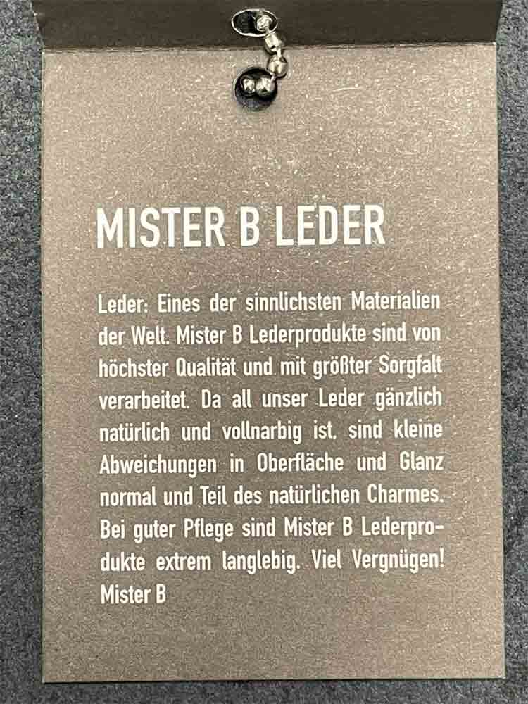 Mister B Lederweste Muscle-Vest